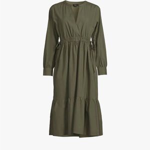 Rails The Maple Olive Dress Tiered Dress Small